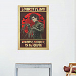 67 HG. Hair Stylist Because Murder Is Wrong canvas mk 1