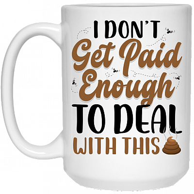 15 oz. White Mug