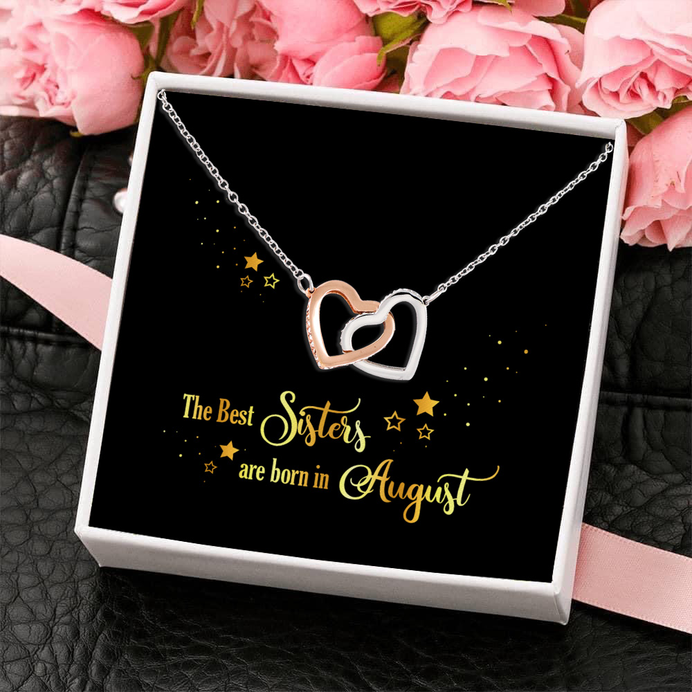 8Th. Best Sister 8 (3) Interlocking Hearts Necklace 4