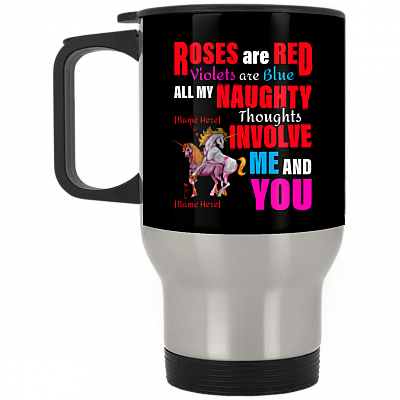 14 oz. Silver Travel Mug