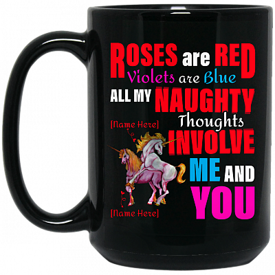 15 oz. Black Mug