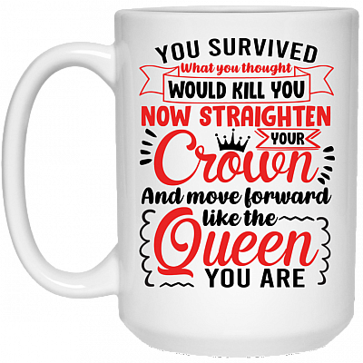 15 oz. White Mug