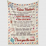 1VT. Future Husband Everytime You Wrap blanket mockup