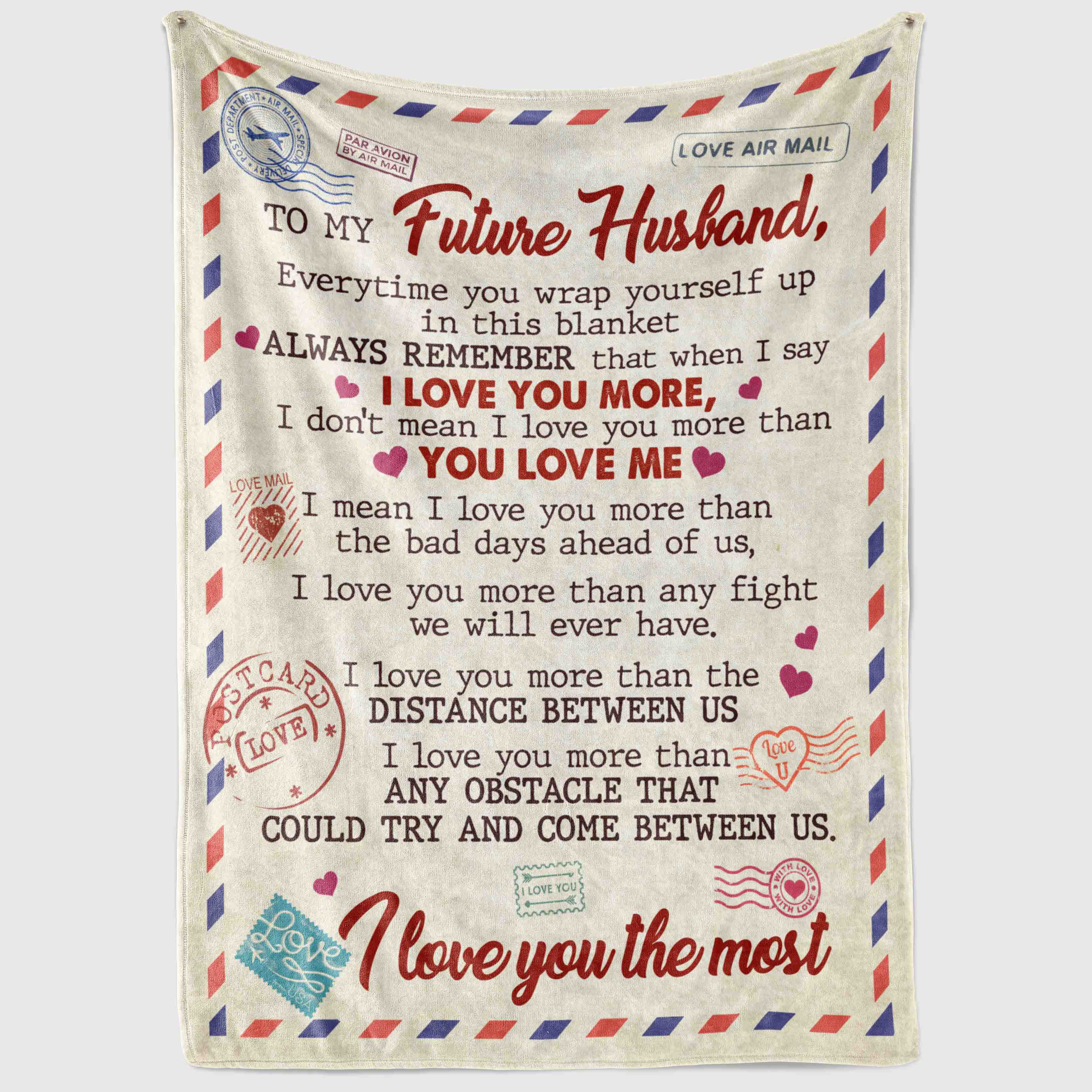 1VT. Future Husband Everytime You Wrap blanket mockup