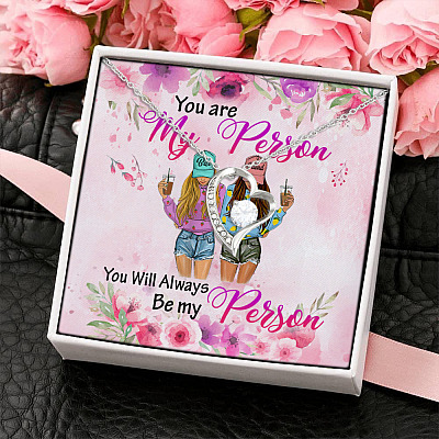 Alternative view of You Are My Person You Will Always Be My Person Forever Love Necklace - Your My Person Gifts Best Friend