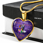 Nightmare Before I Can Conquer the World with One Hand Heart Pendant Necklace - Heart Luxury Necklace (Gold Plated)