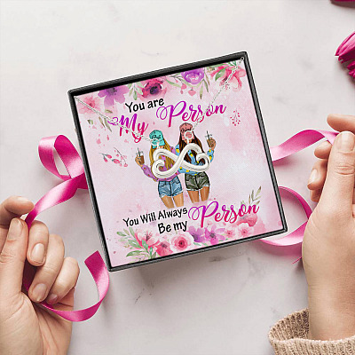 Alternative view of You Are My Person You Will Always Be My Person Infinity Heart Necklace - Your My Person Gifts Best Friend