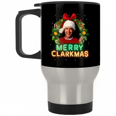 14 oz. Silver Travel Mug
