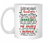 We're Gonna Have The Hap Hap Happiest Christmas Mug - Christmas Vacation Coffee Mug - Beer Stein Water Bottle, White, 11 oz. White Mug