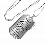 Faith Makes Possible Love Makes Easy Hope Makes Work Family Makes Life Worth Thing Dog Tag Pendant Necklace - Dog Tag (Silver) Faith Makes Possible Love Makes Easy Hope Makes Work Family Makes Life Worth Thing Dog Tag Pendant Necklace - Dog Tag (Silver)