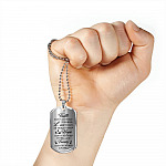 Faith Makes Possible Love Makes Easy Hope Makes Work Family Makes Life Worth Thing Dog Tag Pendant Necklace - Dog Tag (Silver) Faith Makes Possible Love Makes Easy Hope Makes Work Family Makes Life Worth Thing Dog Tag Pendant Necklace - Dog Tag (Silver)