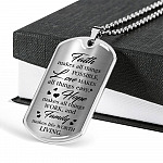 Faith Makes Possible Love Makes Easy Hope Makes Work Family Makes Life Worth Thing Dog Tag Pendant Necklace - Dog Tag (Silver) Faith Makes Possible Love Makes Easy Hope Makes Work Family Makes Life Worth Thing Dog Tag Pendant Necklace - Dog Tag (Silver)