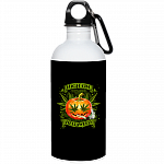 Hellaweed Cannabis Pumpkin Ceramic Coffee Mug - Travel Mug - Color Changing Mug, Black, 20 oz. Stainless Water Bottle