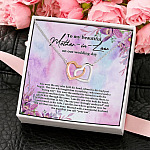 9Th. Beautiful Mother In Law(5) Interlocking Hearts Necklace 4