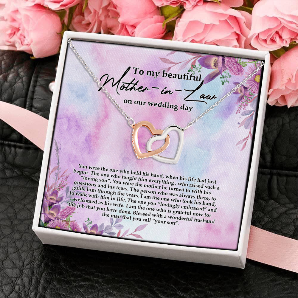 9Th. Beautiful Mother In Law(5) Interlocking Hearts Necklace 4