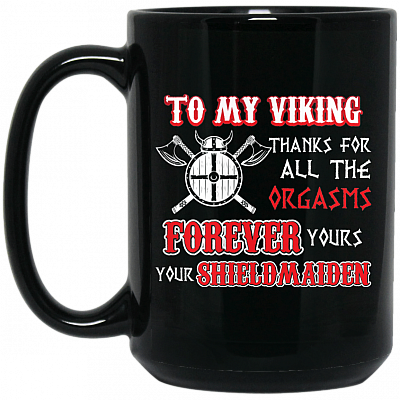 15 oz. Black Mug