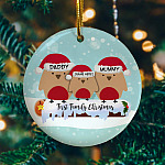 5MH. First Family Christmas ornament-mk1-SF Wonder Comic #000000