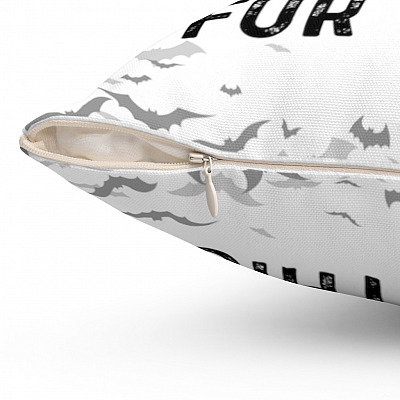 Alternative view of Zombie Apocalypse Video Games Prepared Me Throw Pillow - Indoor Outdoor Cushion - Zombie Pillow