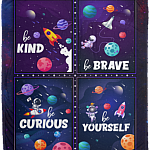 Be Kind Be Brave Be Curious Be Yourself Fleece Blanket - Mink Sherpa Blanket - Woven Blanket, White, Cozy Plush Fleece Blanket - 50x60 Be Kind Be Brave Be Curious Be Yourself Fleece Blanket - Mink Sherpa Blanket - Woven Blanket, White, Cozy Plush Fleece Blanket - 50x60