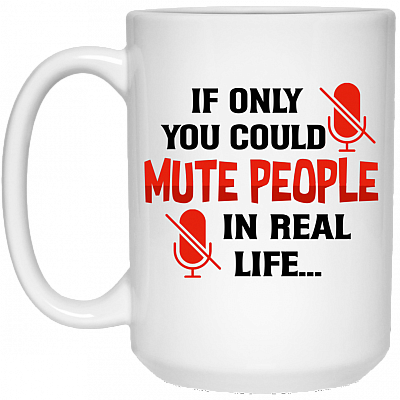15 oz. White Mug