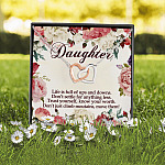 22KNG. Move Mountains Daughter Gifts Interlocking Hearts Necklace 2