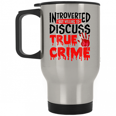 14 oz. Silver Travel Mug