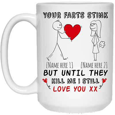 15 oz. White Mug