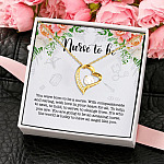 Nurse Graduation You Were Born to Be a Nurse with Compassionate and Caring Forever Love Pendant Necklace