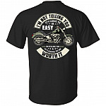 I'm Not Telling You It's Going To Be Easy I'm Telling You It's Going To Be Worth It Print On Back T-Shirt, Black, Unisex T-Shirt