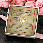 To My Future Wife When I Say I Love You More I Love You The Most Airmail Forever Love Pendant Necklace