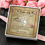 9Th. My Future Wife message card Forever Love Necklace (Silver) 4