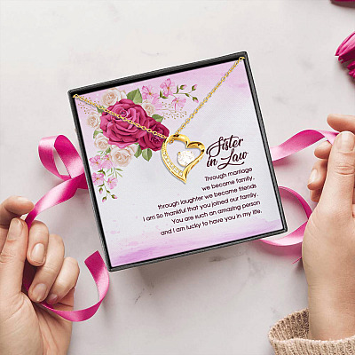 Sister In-law Forever Love Pendant Necklace