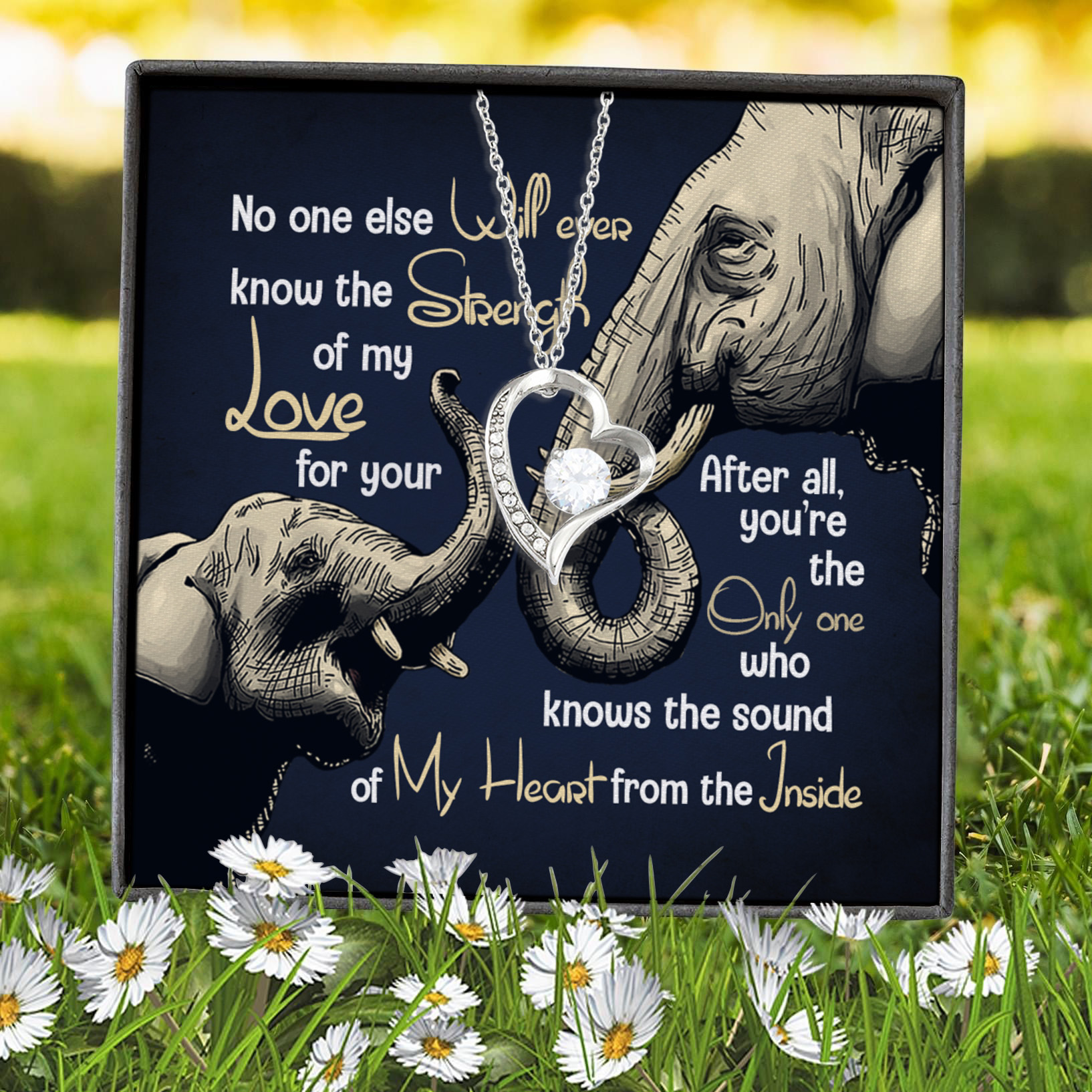 3N.No One Else Forever Love Necklace (Silver) 7