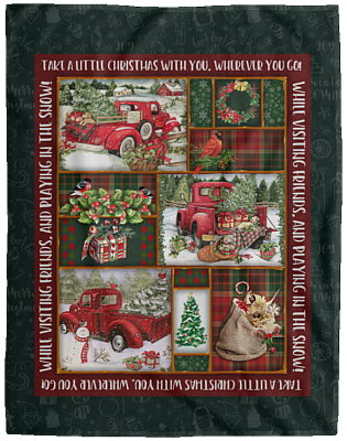 Cozy Plush Fleece Blanket - 60x80