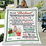 Personalized To My Best Friend You Changed My Life Without Even Trying Fleece - Sherpa Blanket Christmas Gift