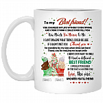 Personalized To My Best Friend You Changed My Life Without Even Trying Coffee Mug - Christmas Gift for Best Friend, White, 11 oz. White Mug