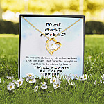 3P. Best friend (4) Forever Love Necklace (Gold) 2