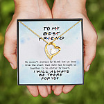 3P. Best friend (4) Forever Love Necklace (Gold)