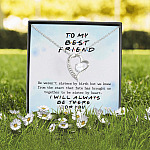 3P. Best friend (4) Forever Love Necklace (Silver) 2