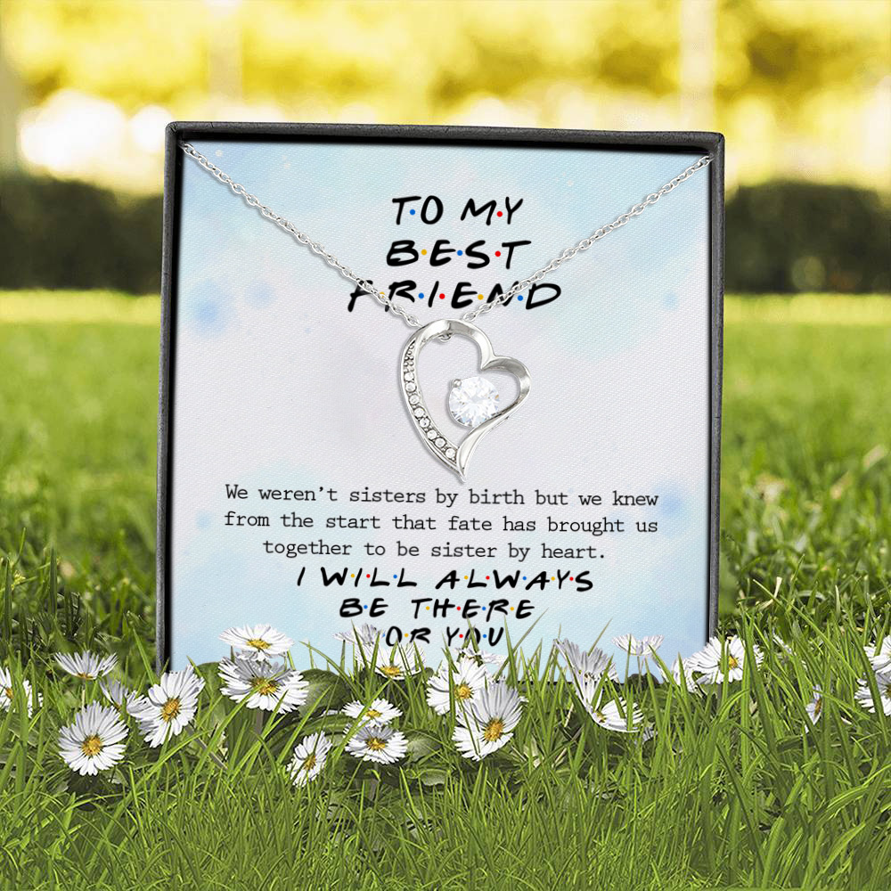 3P. Best friend (4) Forever Love Necklace (Silver) 2