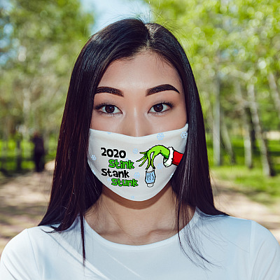 Alternative view of 2020 Stink Stank Stunk - Funny Quarantined Christmask Washable Reusable Custom - Printed Cloth Face Mask
