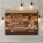 2VT. German Shepherd If Love Saved You mk1