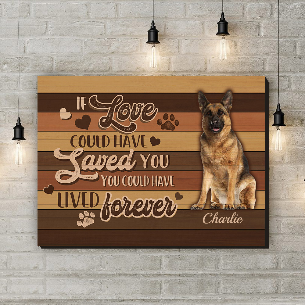 2VT. German Shepherd If Love Saved You mk1