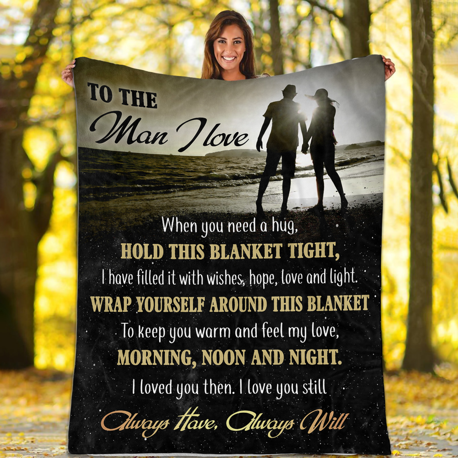 7VT. To The Man I Love blanket mockup
