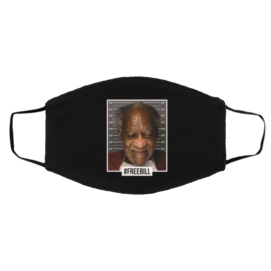 Bill Cosby New Mugshot - Bill Cosby Smiles Reusable Custom Printed Cloth Face Mask Cover, Black, Cloth Face Cover – Medium/Large Bill Cosby New Mugshot - Bill Cosby Smiles Reusable Custom Printed Cloth Face Mask Cover, Black, Cloth Face Cover – Medium/Large