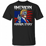 American Horror Story Funny Halloween Donald Trump T-shirt -Flush The Turd November Third Election Shirt, Black, Unisex T-Shirt