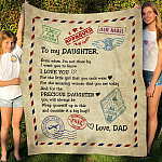 1LV. Not Close By DAD Blanket Mockup 5