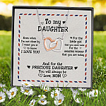 1LV. Not Close By Message Card Mom (1) Interlocking Hearts Necklace 7