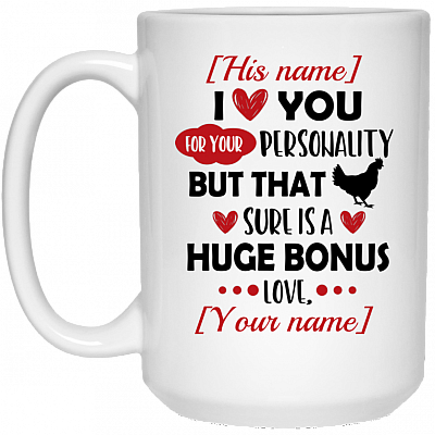 15 oz. White Mug