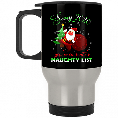 14 oz. Silver Travel Mug